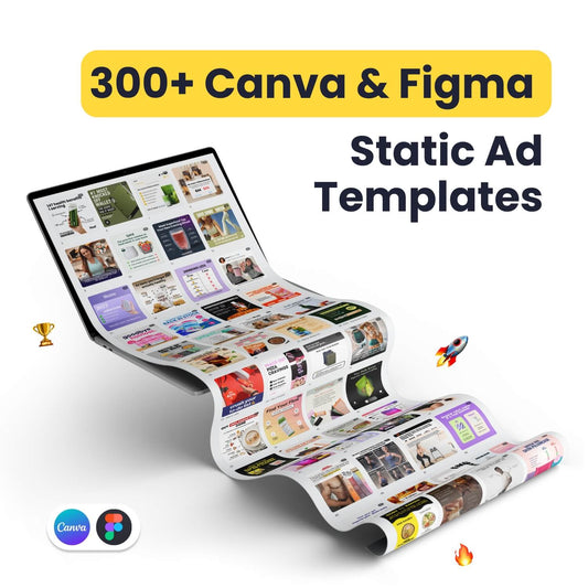 300+ Canva & Figma Static Ad Templates